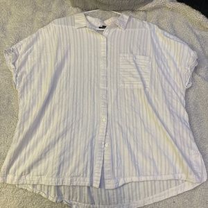 White Womens Button Up Shirt